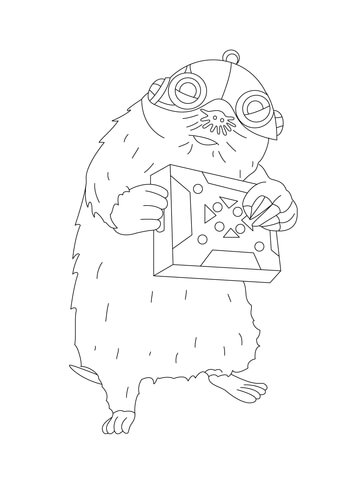 Speckles  Coloring Page